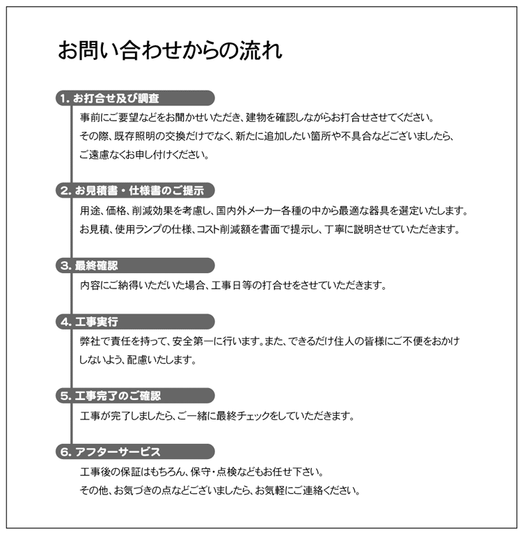 マンションLED照明 工事